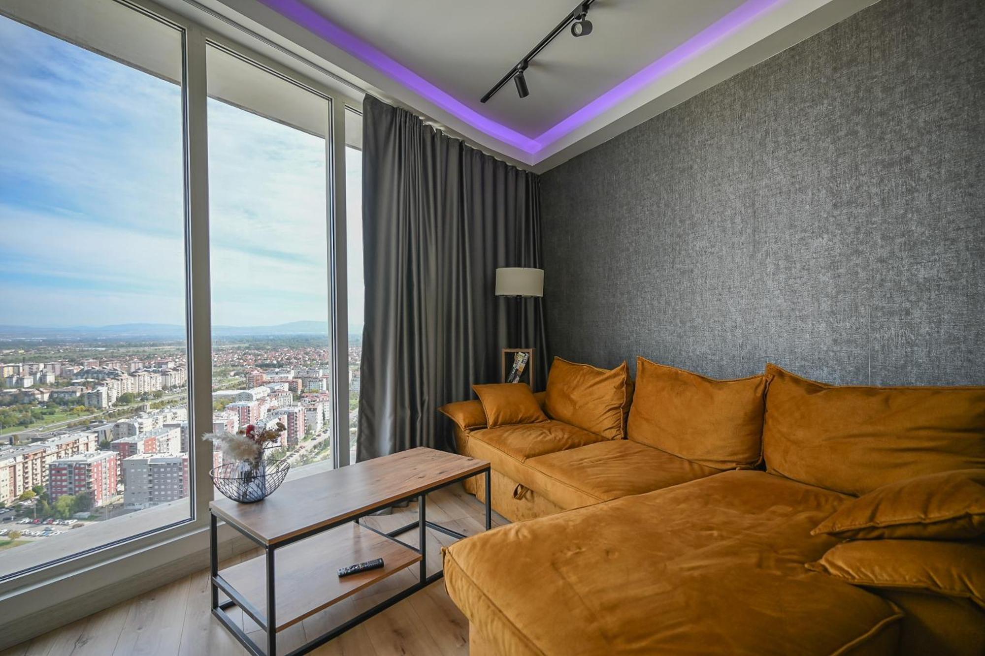 Alfred Sky Smart Apartment 29Th Spa Included Σκόπια Εξωτερικό φωτογραφία
