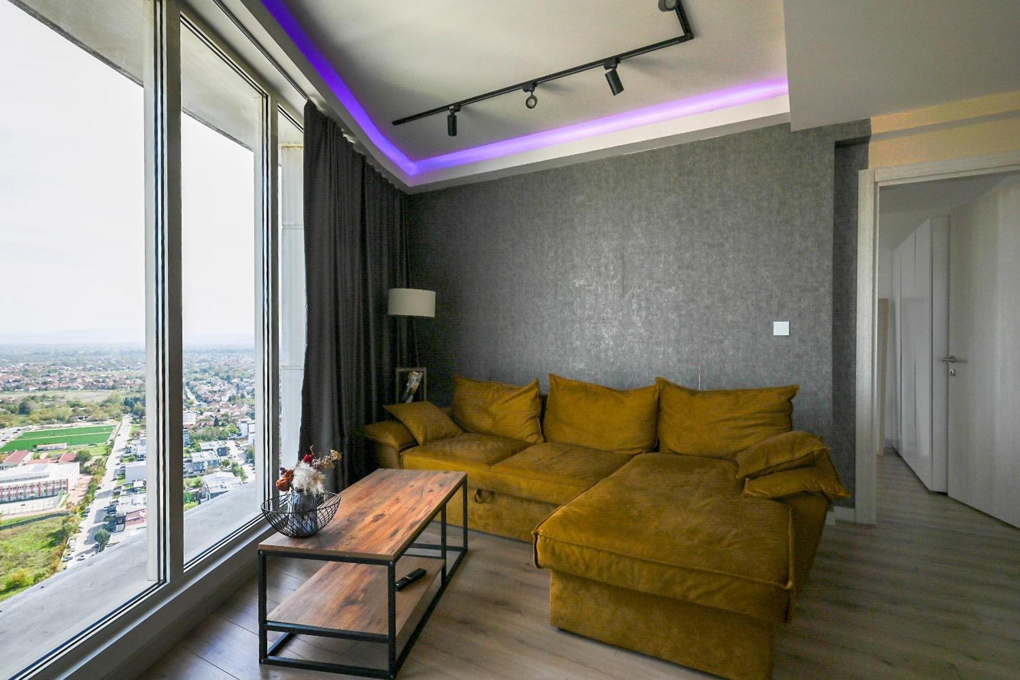 Alfred Sky Smart Apartment 29Th Spa Included Σκόπια Εξωτερικό φωτογραφία